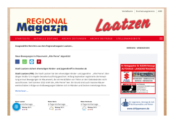 Webseite Regionalmagazin Laatzen