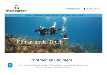 Webseite maincontor